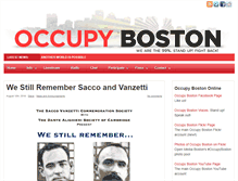 Tablet Screenshot of occupyboston.org